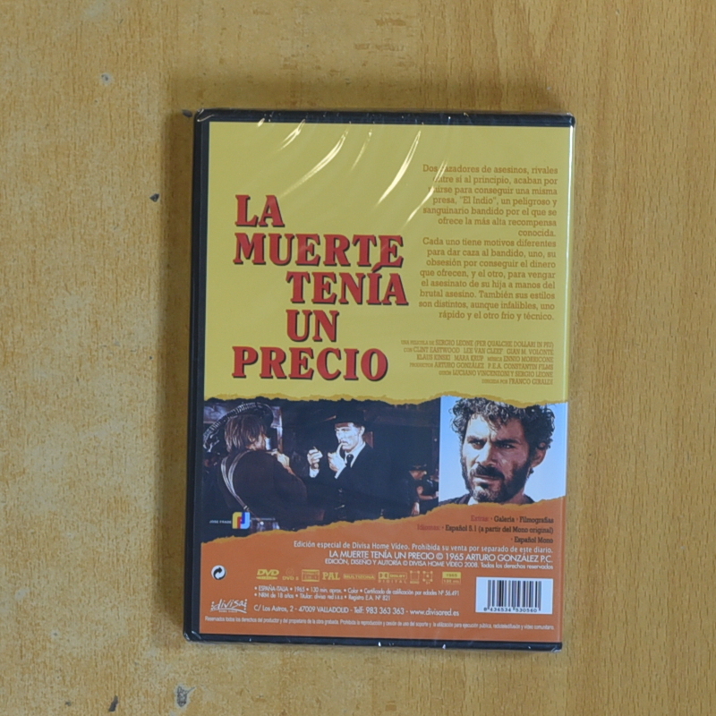 LA MUERTE TENIA UN PRECIO - DVD