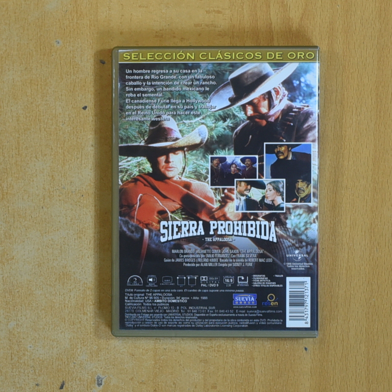 SIERRA PROHIBIDA - DVD