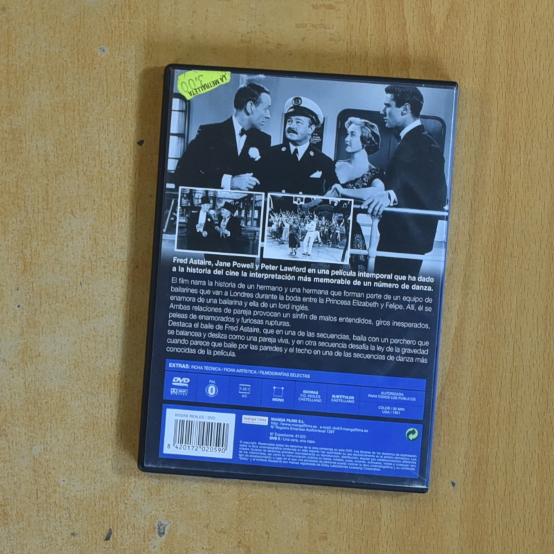 BODAS REALES - DVD