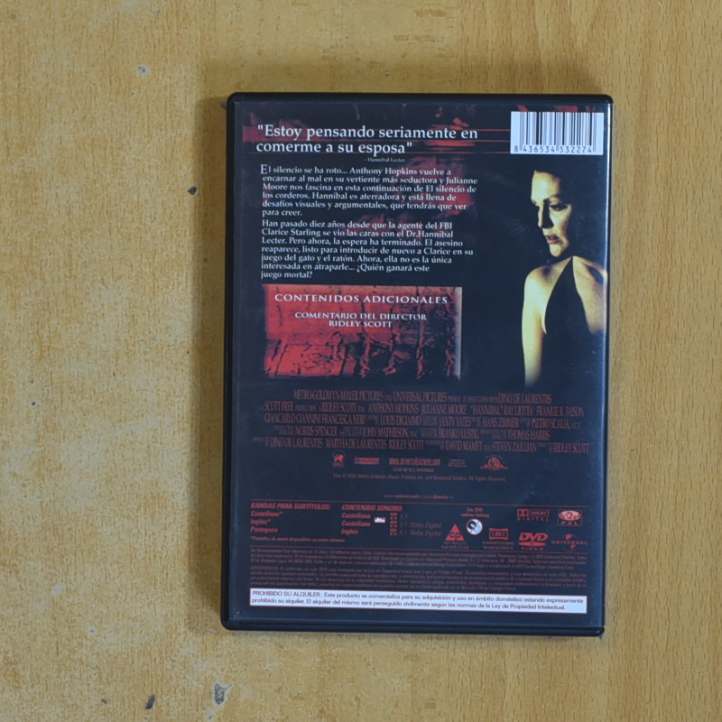 HANNIBAL - DVD