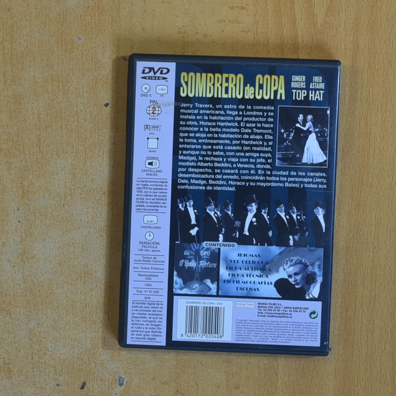 SOMBRERO DE COPA - DVD