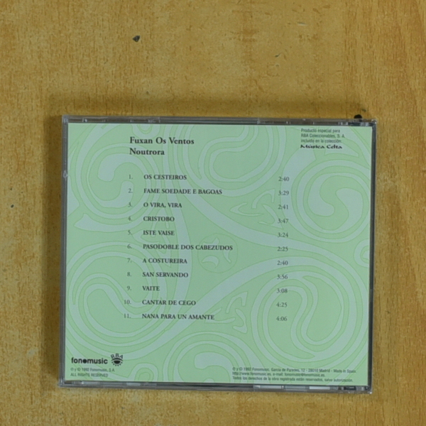 FUXAN OS VENTOS - NOUTRORA - CD