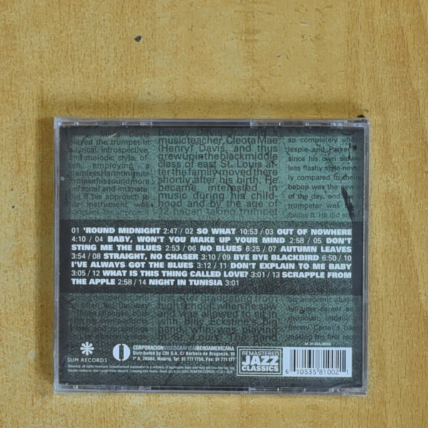 MILES DAVID - MILES DAVIS - CD