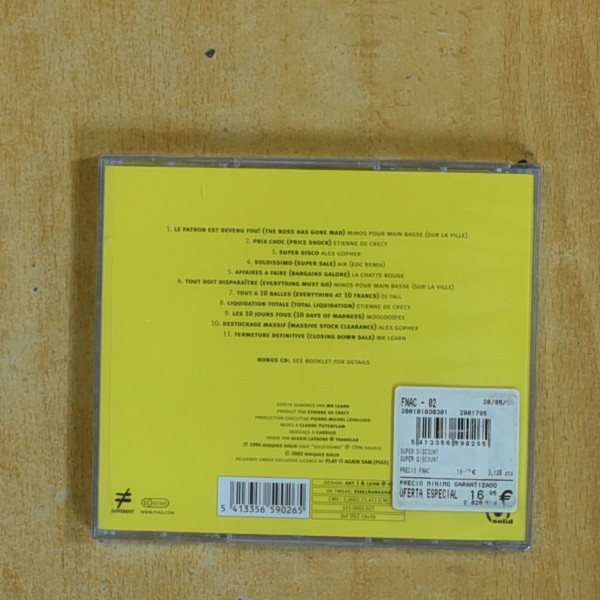 ETIENNE DE CRECY - SUPER DISCOUNT - CD
