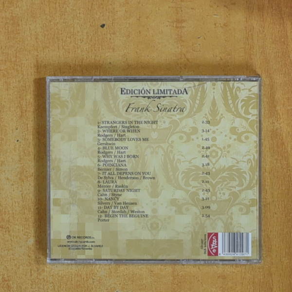 FRANK SINATRA - GOLD SERIES - CD