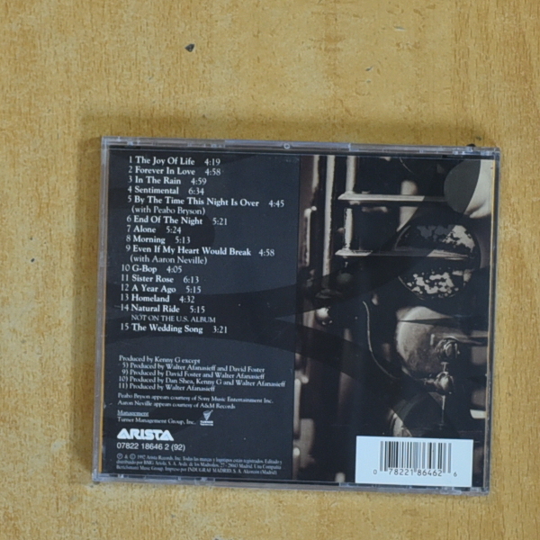 KENNY G - BREATHLESS - CD