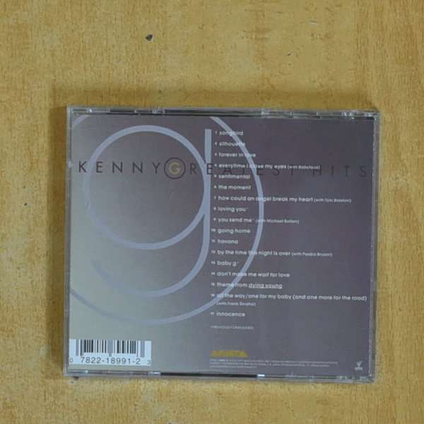 KENNY G - HREATEST HITS - CD