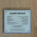 GILBERT BECAUD - GILBERT BECAUD - CD
