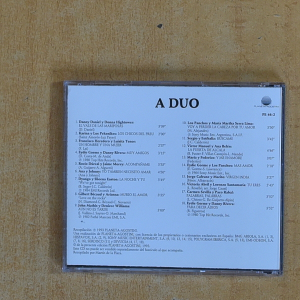 VARIOS - A DUO - CD