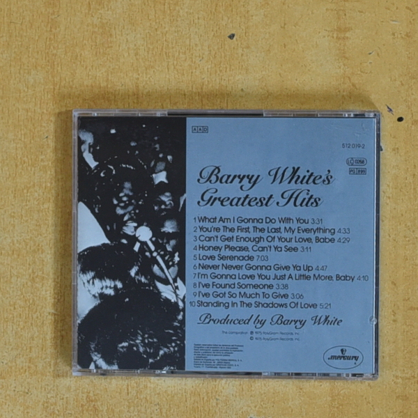 BARRY WHITES - GREATEST HITS - CD