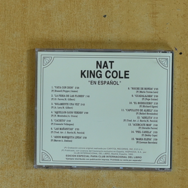 NAT KING COLE - NAT KING COLE - CD