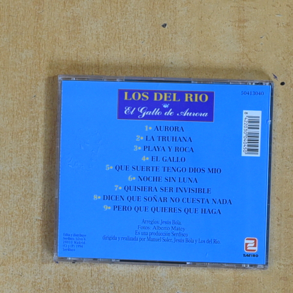 LOS DEL RIO - EL GALLO DE AURORA - CD
