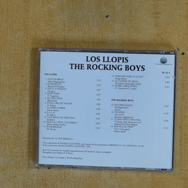 LOS LLOPIS / THE ROCKING BOYS - LOS LLOPIS / THE ROCKING BOYS - CD