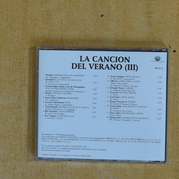VARIOS - LA CANCION DEL VERANO III - CD