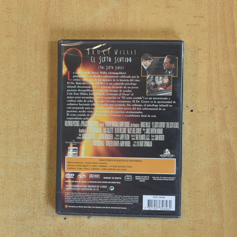 EL SEXTO SENTIDO - DVD