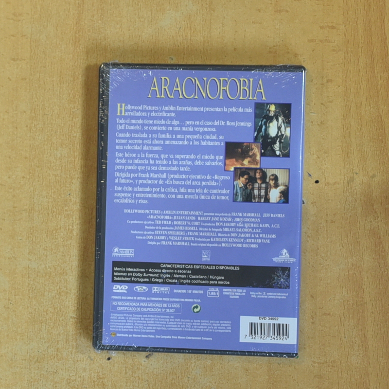 ARACNOFOBIA - DVD