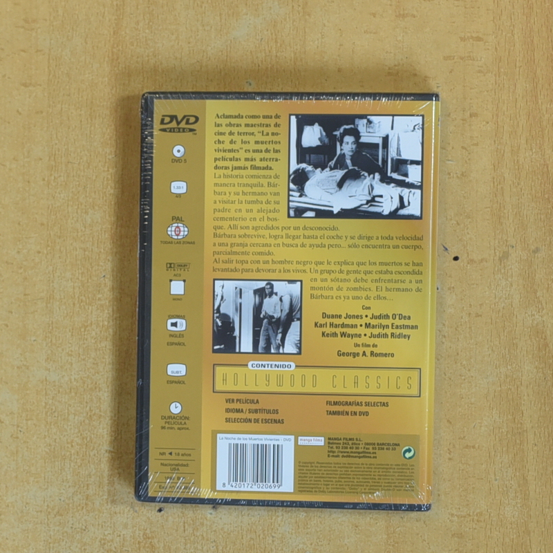 LA NOCHE DE LOS MUERTOS VIVIENTES - DVD