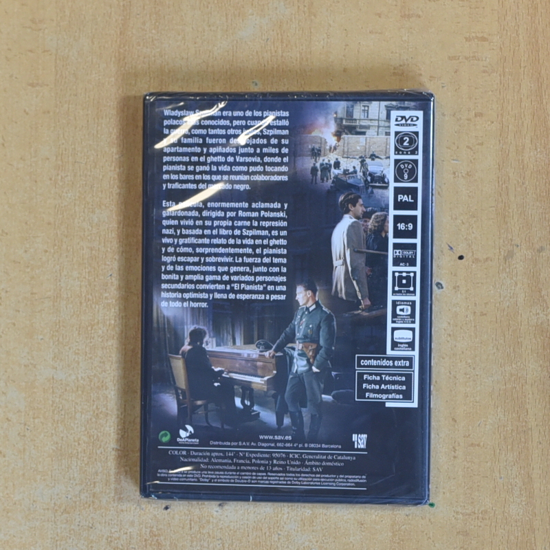EL PIANISTA - DVD