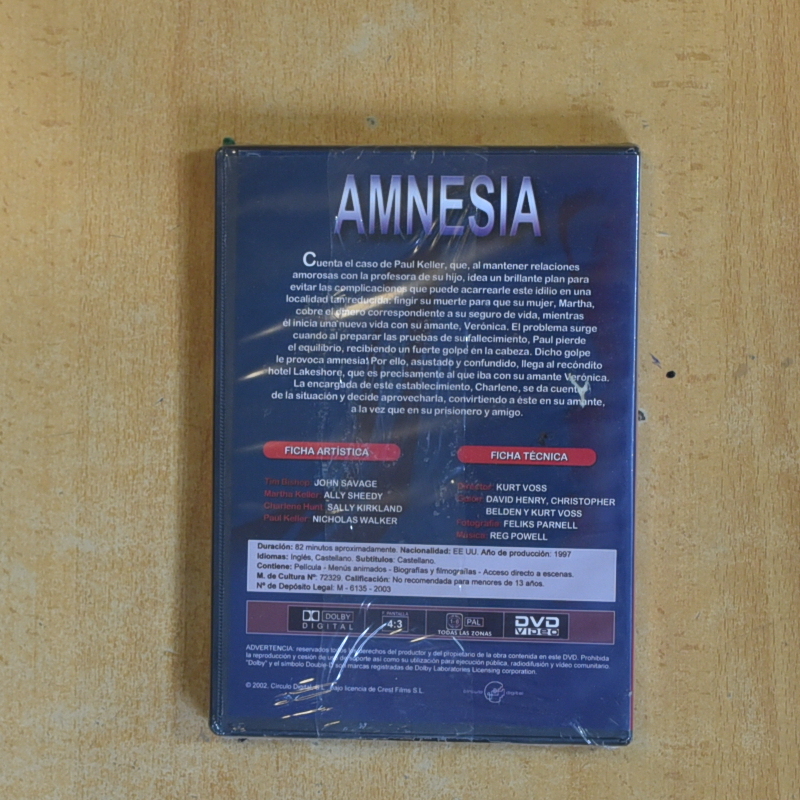 AMNESIA - DVD