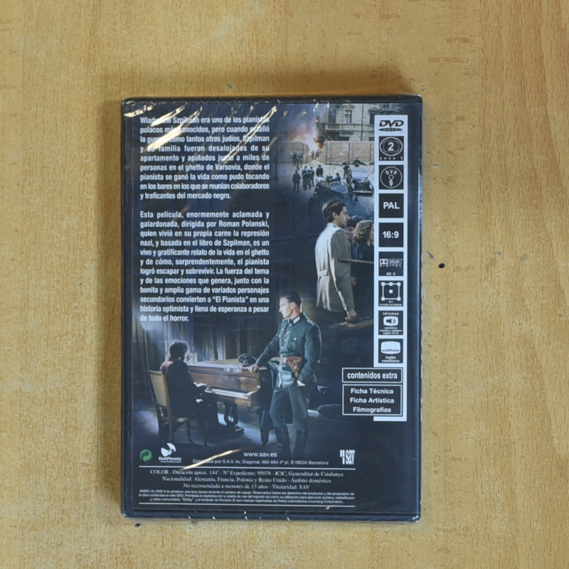 EL PIANISTA - DVD