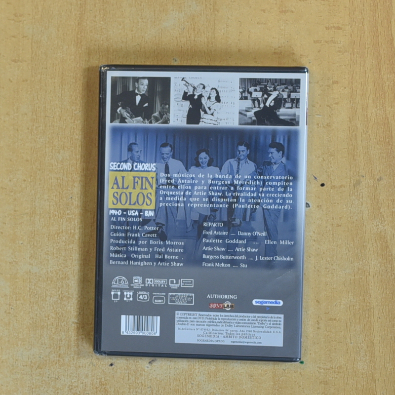 AL FIN SOLOS - DVD