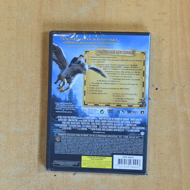 HARRY POTTER Y EL PRISIONERO DE AZKABAN - DVD