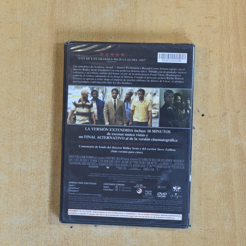 AMERICAN GANGSTER - DVD