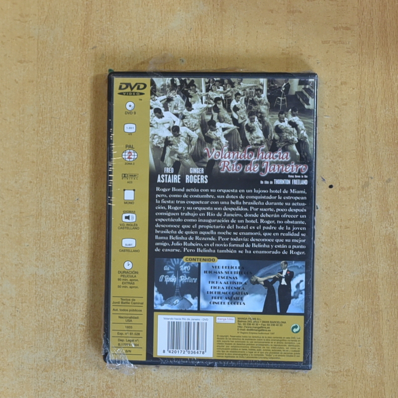 VOLANDO HACIA RIO DE JANEIRO - DVD
