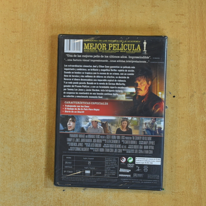 NO ES PAIS PARA VIEJOS - DVD