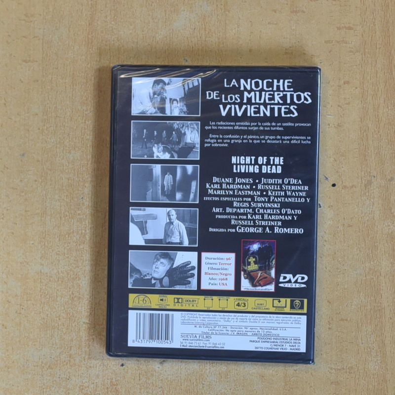 LA NOCHE DE LOS MUERTOS VIVIENTES - DVD