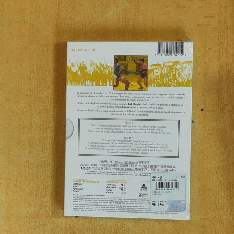 ESPARTACO - DVD