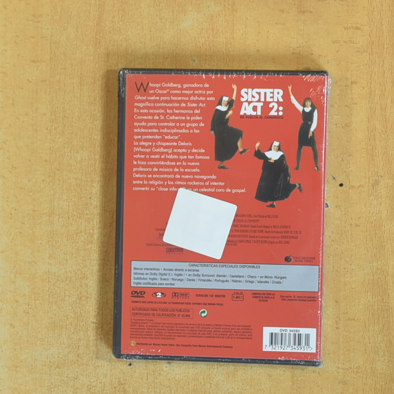 SISTER ACT 2 - DVD