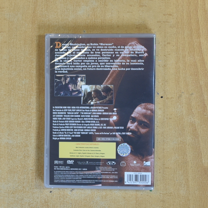HURACAN CARTER - DVD