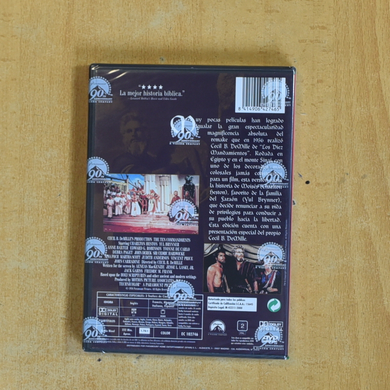LOS DIEZ MANDAMIENTOS - DVD