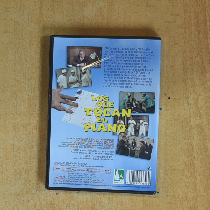 LOS QUE TOCAN EL PIANO - DVD
