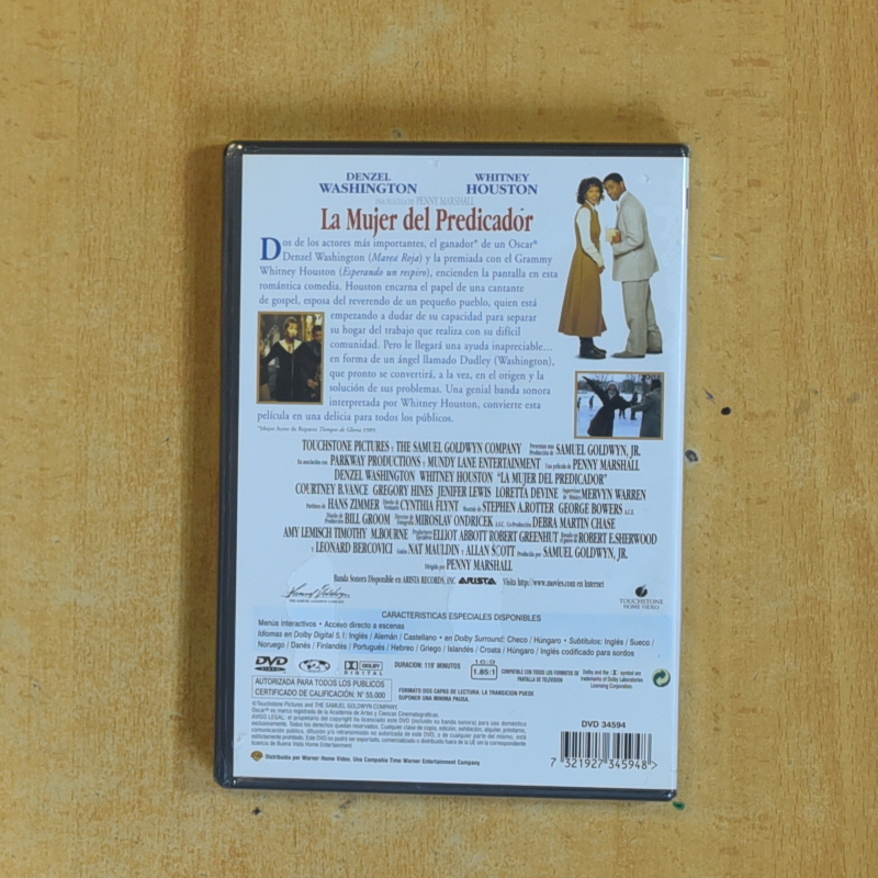 LA MUJER DEL PREDICADOR - DVD