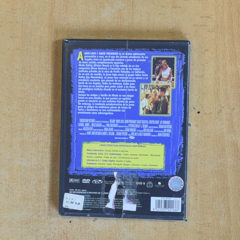 AMOR LOCO AMOR PROHIBIDO - DVD