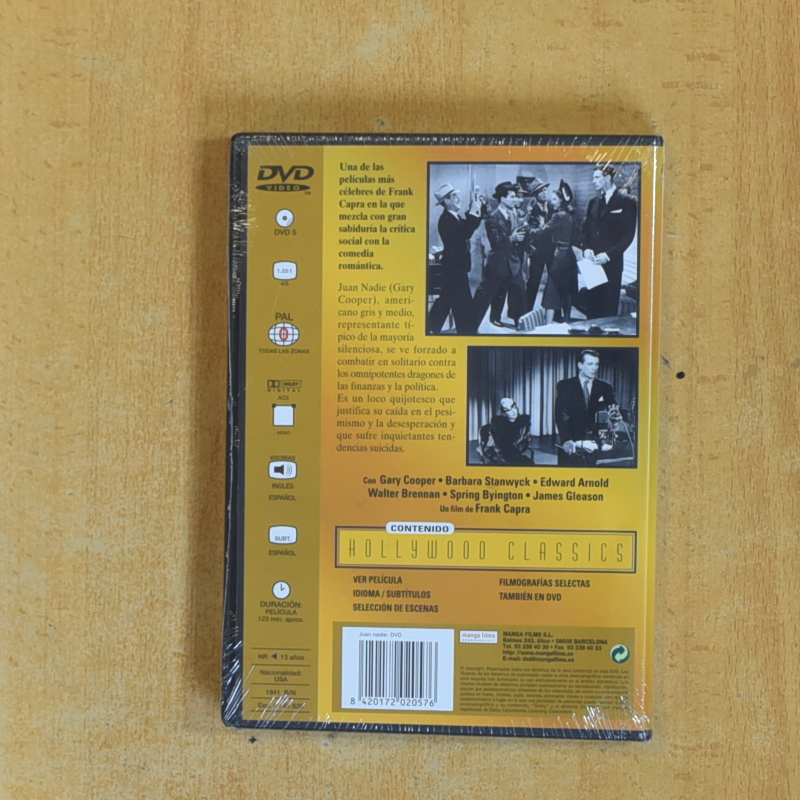 JUAN NADIE - DVD