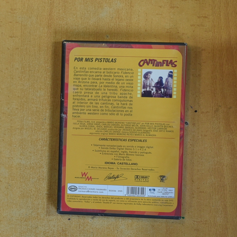 POR MIS PISTOLAS - DVD