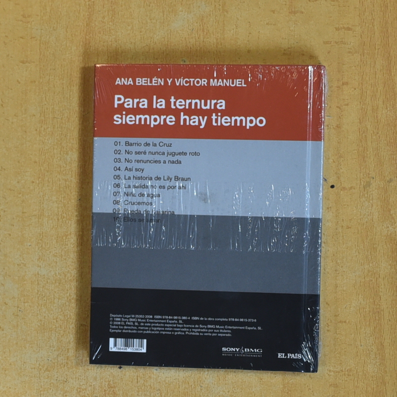 ANA BELEN Y VICTOR MANUEL - PARA LA TERNURA SIEMPRE HAY TIEMPO - CD