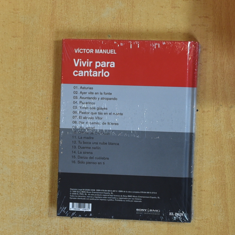 VICTOR MANUEL - VIVIR PARA CANTARLO - CD