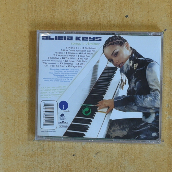 ALICIA KEYS - SONGS IN A MINOR - CD