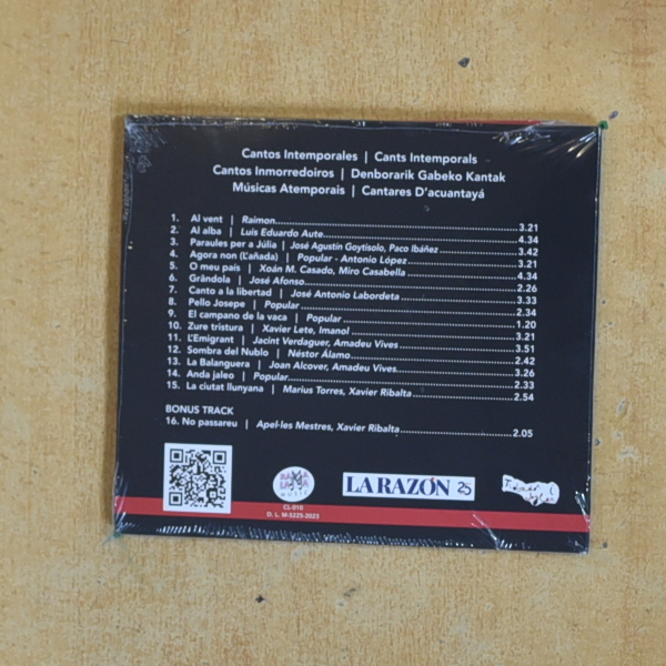 XAVIER RIBALTA - CANTOS INTEMPORALES - CD