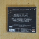 MATER DOMINI - CANTO GREGORIANO - CD