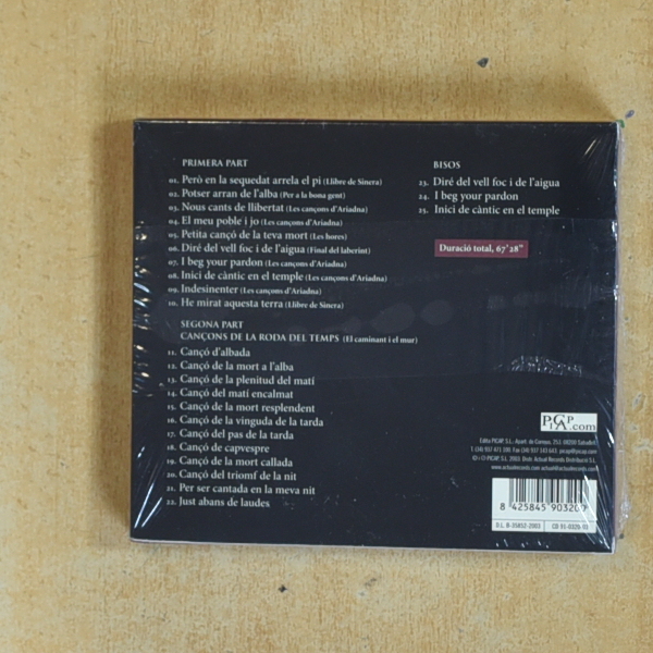 RAIMON ESPRIU - POESIA CANTADA - CD