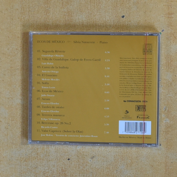 SILVIA NAVARRETE - ECOS DE MEXICO - CD