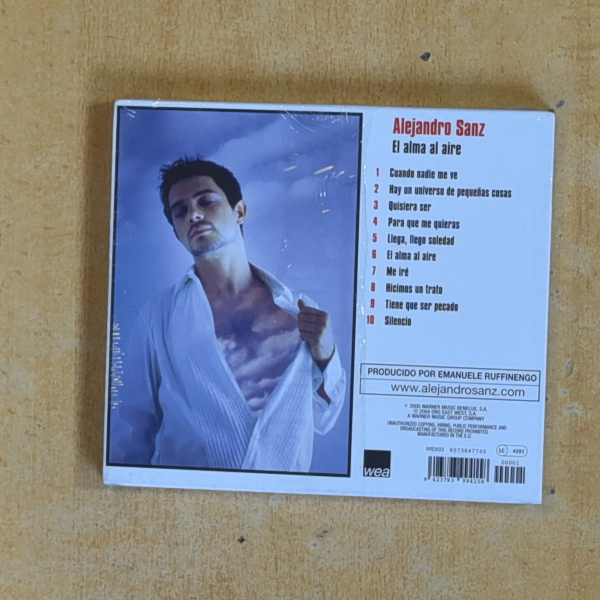 ALEJANDRO SANZ - EL ALMA AL AIRE - CD
