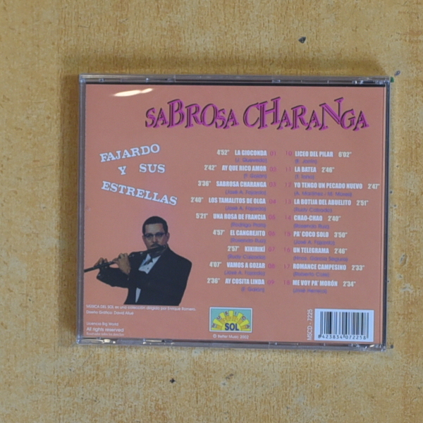 FAJARDO Y SUS ESTRELLAS - SABROSA CHARANGA - CD