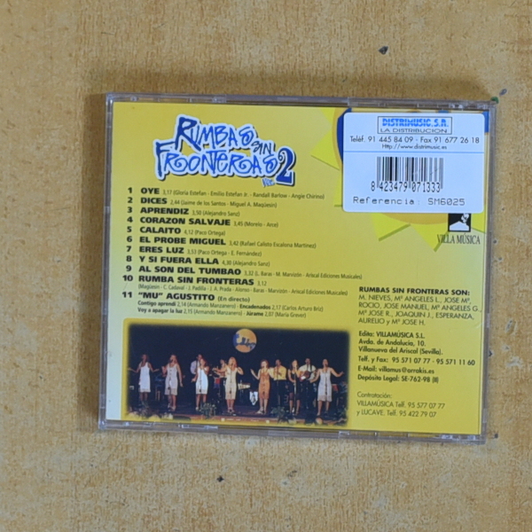VARIOS - RUMBAS SIN FRONTERAS VOL 2 - CD