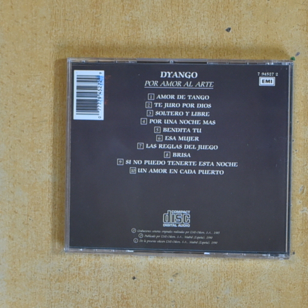 DYANGO - POR AMOR AL ARTE - CD
